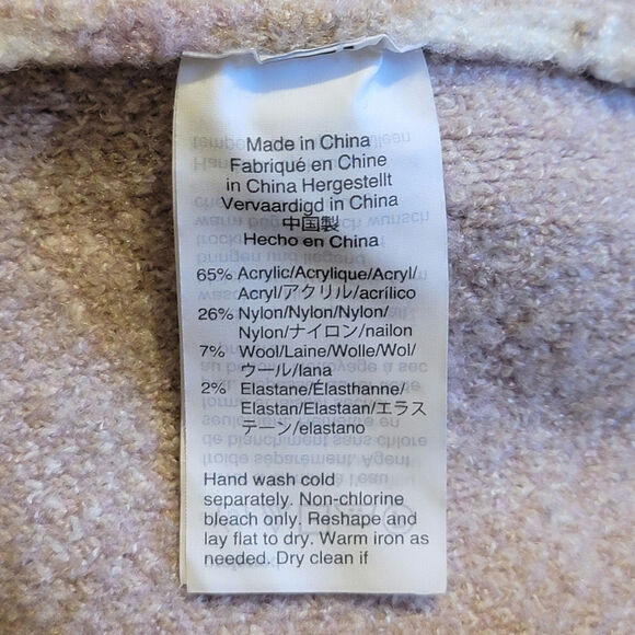 J. Crew Chevron Knit Scoop Neck Sweater Cozy Classic Preppy Layering XS - Picture 9 of 11